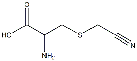 2-amino-3-[(cyanomethyl)thio]propanoic acid 구조식 이미지