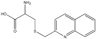 2-amino-3-[(quinolin-2-ylmethyl)sulfanyl]propanoic acid 구조식 이미지