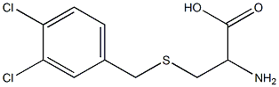 2-amino-3-{[(3,4-dichlorophenyl)methyl]sulfanyl}propanoic acid 구조식 이미지