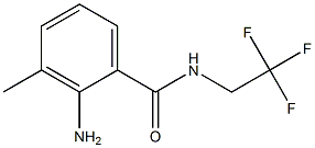 2-amino-3-methyl-N-(2,2,2-trifluoroethyl)benzamide Structure