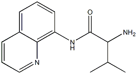 2-amino-3-methyl-N-quinolin-8-ylbutanamide 구조식 이미지