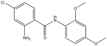 2-amino-4-chloro-N-(2,4-dimethoxyphenyl)benzamide Structure