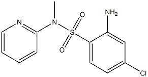 2-amino-4-chloro-N-methyl-N-(pyridin-2-yl)benzene-1-sulfonamide Structure
