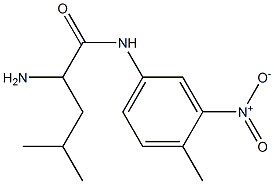 2-amino-4-methyl-N-(4-methyl-3-nitrophenyl)pentanamide 구조식 이미지