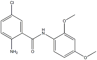 2-amino-5-chloro-N-(2,4-dimethoxyphenyl)benzamide Structure