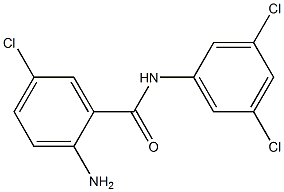 2-amino-5-chloro-N-(3,5-dichlorophenyl)benzamide 구조식 이미지