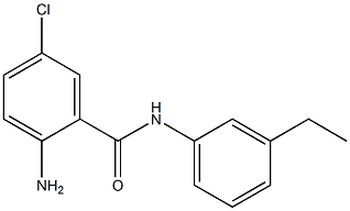 2-amino-5-chloro-N-(3-ethylphenyl)benzamide Structure