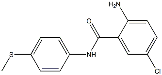 2-amino-5-chloro-N-[4-(methylsulfanyl)phenyl]benzamide 구조식 이미지