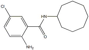 2-amino-5-chloro-N-cyclooctylbenzamide Structure