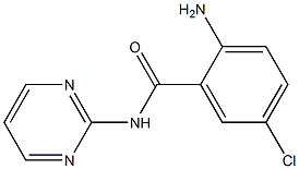 2-amino-5-chloro-N-pyrimidin-2-ylbenzamide Structure