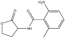 2-amino-6-methyl-N-(2-oxooxolan-3-yl)benzamide 구조식 이미지