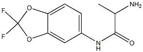2-amino-N-(2,2-difluoro-1,3-benzodioxol-5-yl)propanamide 구조식 이미지