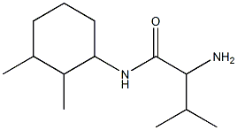 2-amino-N-(2,3-dimethylcyclohexyl)-3-methylbutanamide 구조식 이미지
