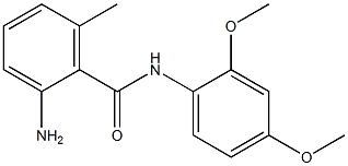 2-amino-N-(2,4-dimethoxyphenyl)-6-methylbenzamide 구조식 이미지