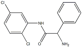 2-amino-N-(2,5-dichlorophenyl)-2-phenylacetamide 구조식 이미지