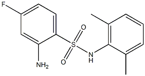 2-amino-N-(2,6-dimethylphenyl)-4-fluorobenzene-1-sulfonamide 구조식 이미지