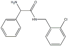 2-amino-N-(2-chlorobenzyl)-2-phenylacetamide 구조식 이미지