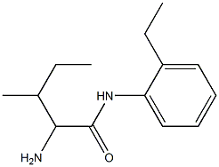 2-amino-N-(2-ethylphenyl)-3-methylpentanamide Structure