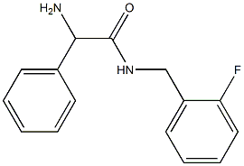 2-amino-N-(2-fluorobenzyl)-2-phenylacetamide 구조식 이미지