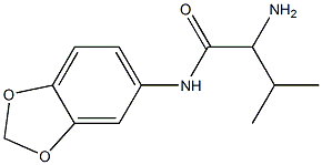 2-amino-N-(2H-1,3-benzodioxol-5-yl)-3-methylbutanamide 구조식 이미지
