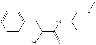 2-amino-N-(2-methoxy-1-methylethyl)-3-phenylpropanamide Structure