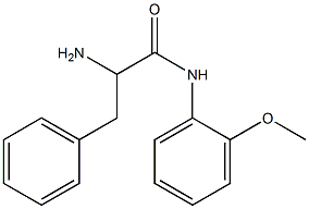 2-amino-N-(2-methoxyphenyl)-3-phenylpropanamide 구조식 이미지