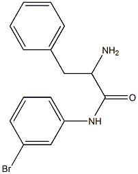 2-amino-N-(3-bromophenyl)-3-phenylpropanamide 구조식 이미지