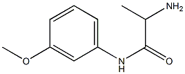 2-amino-N-(3-methoxyphenyl)propanamide 구조식 이미지