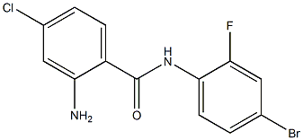 2-amino-N-(4-bromo-2-fluorophenyl)-4-chlorobenzamide 구조식 이미지