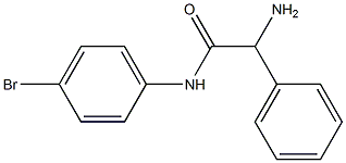 2-amino-N-(4-bromophenyl)-2-phenylacetamide 구조식 이미지