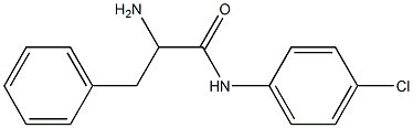 2-amino-N-(4-chlorophenyl)-3-phenylpropanamide 구조식 이미지