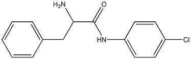 2-amino-N-(4-chlorophenyl)-3-phenylpropanamide Structure