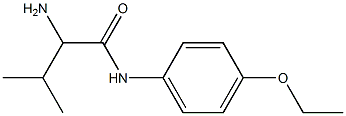 2-amino-N-(4-ethoxyphenyl)-3-methylbutanamide 구조식 이미지