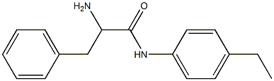 2-amino-N-(4-ethylphenyl)-3-phenylpropanamide 구조식 이미지