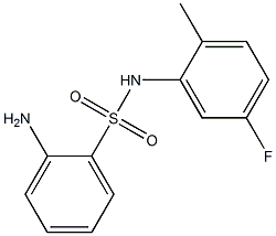 2-amino-N-(5-fluoro-2-methylphenyl)benzenesulfonamide 구조식 이미지