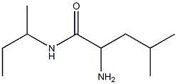 2-amino-N-(sec-butyl)-4-methylpentanamide Structure