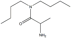 2-amino-N,N-dibutylpropanamide Structure
