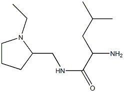 2-amino-N-[(1-ethylpyrrolidin-2-yl)methyl]-4-methylpentanamide Structure