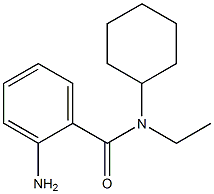2-amino-N-cyclohexyl-N-ethylbenzamide Structure