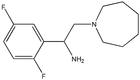 2-azepan-1-yl-1-(2,5-difluorophenyl)ethanamine 구조식 이미지