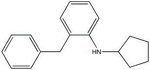 2-benzyl-N-cyclopentylaniline 구조식 이미지