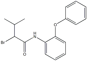 2-bromo-3-methyl-N-(2-phenoxyphenyl)butanamide 구조식 이미지