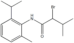 2-bromo-3-methyl-N-[2-methyl-6-(propan-2-yl)phenyl]butanamide Structure