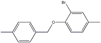 2-bromo-4-methyl-1-[(4-methylphenyl)methoxy]benzene 구조식 이미지