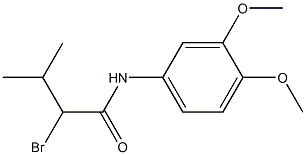 2-bromo-N-(3,4-dimethoxyphenyl)-3-methylbutanamide Structure
