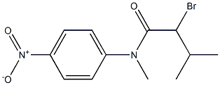 2-bromo-N,3-dimethyl-N-(4-nitrophenyl)butanamide Structure