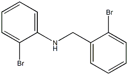 2-bromo-N-[(2-bromophenyl)methyl]aniline Structure