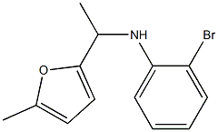 2-bromo-N-[1-(5-methylfuran-2-yl)ethyl]aniline 구조식 이미지