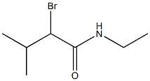 2-bromo-N-ethyl-3-methylbutanamide Structure