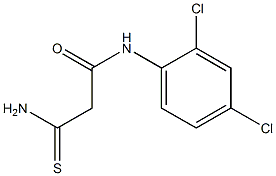 2-carbamothioyl-N-(2,4-dichlorophenyl)acetamide 구조식 이미지